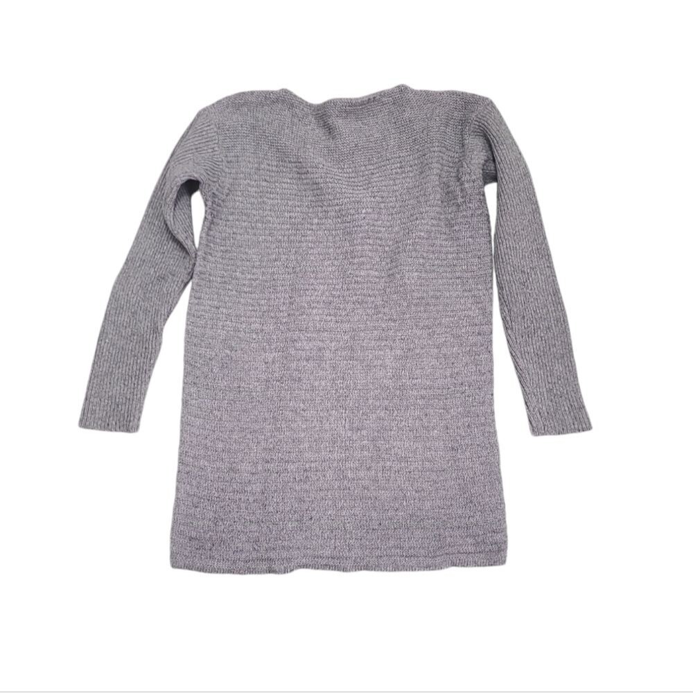 J. Jill Women's Grey knit long sleeve sweater size SP Petite mature tunic - Picture 3 of 10
